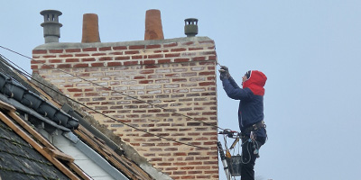 Travaux de bâtiment en hauteur